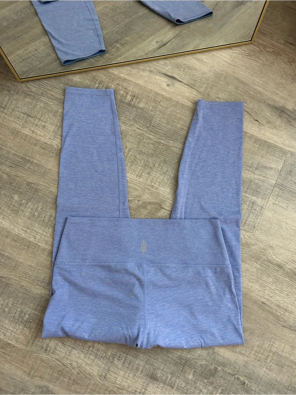 FP Movement Free People Never Better Matching Workout Set Blueberry Heather L